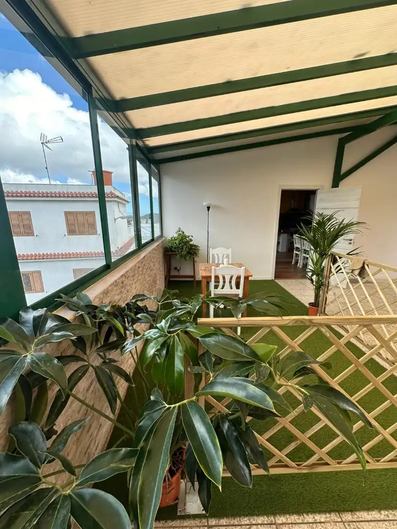 Terrassa de Apartament de lloguer en Santa Brígida amb Parquet, Moblat i Forn