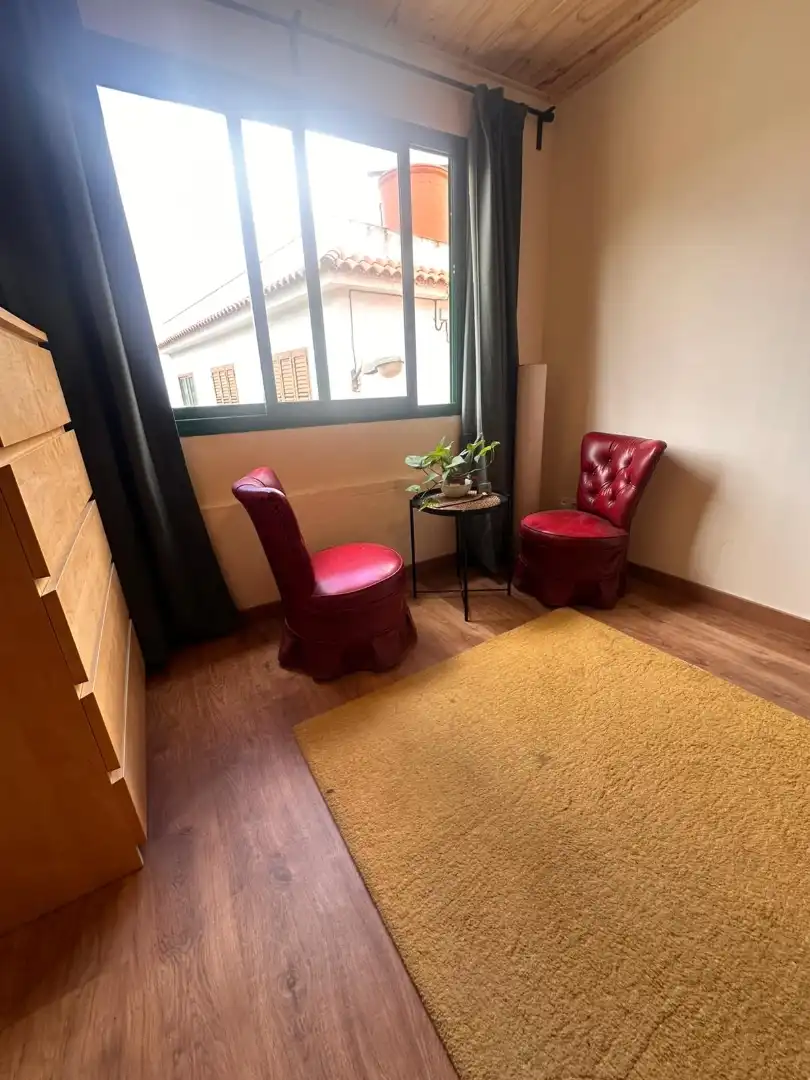 Sala d'estar de Apartament de lloguer en Santa Brígida amb Parquet, Moblat i Forn