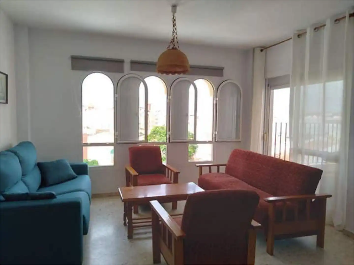 Sala de estar de Apartamento de alquiler en Torrox con Terraza y Amueblado