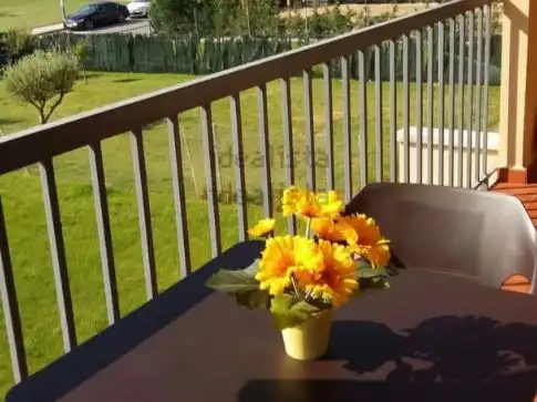 Terraza de Apartamento de alquiler en Cirueña con Calefacción, Parquet y Piscina