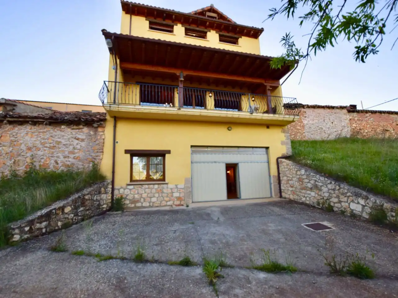 Exterior view of Houses for sale in Ciruelos de Cervera  with Heating, Terrace and Storage room