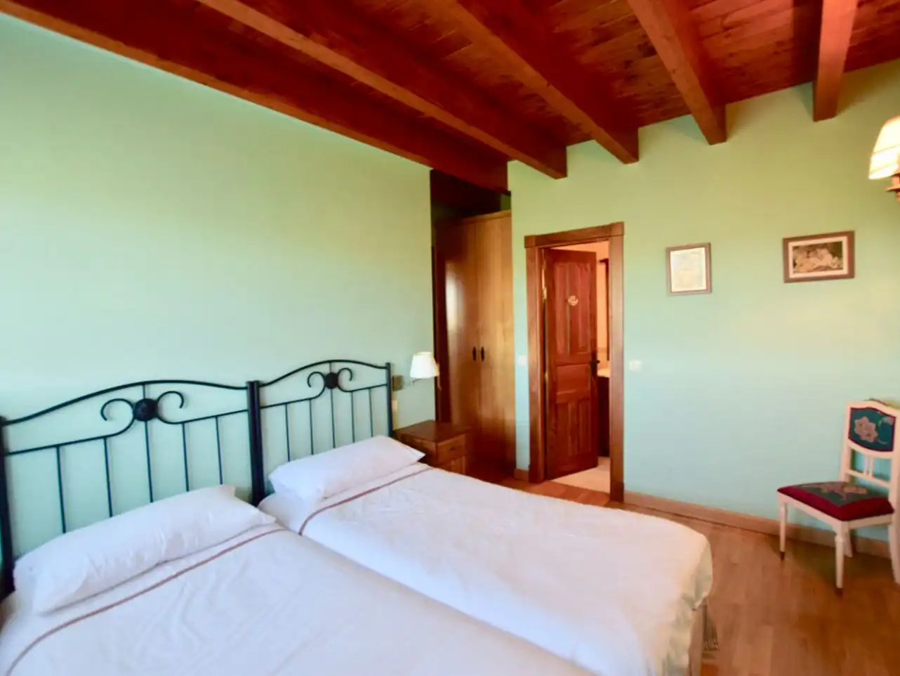 Bedroom of Houses for sale in Ciruelos de Cervera  with Heating, Terrace and Storage room