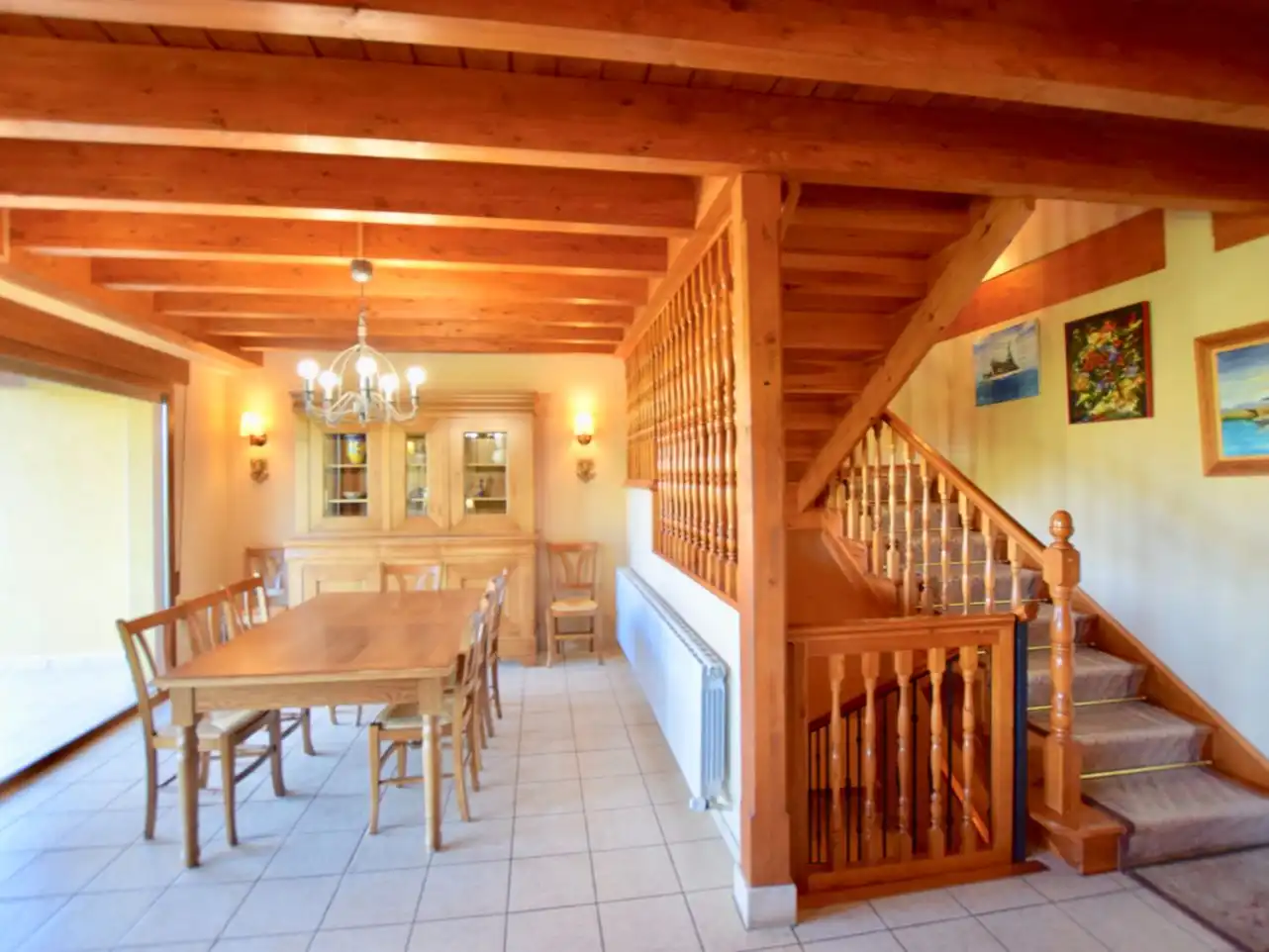 Dining room of Houses for sale in Ciruelos de Cervera  with Heating, Terrace and Storage room