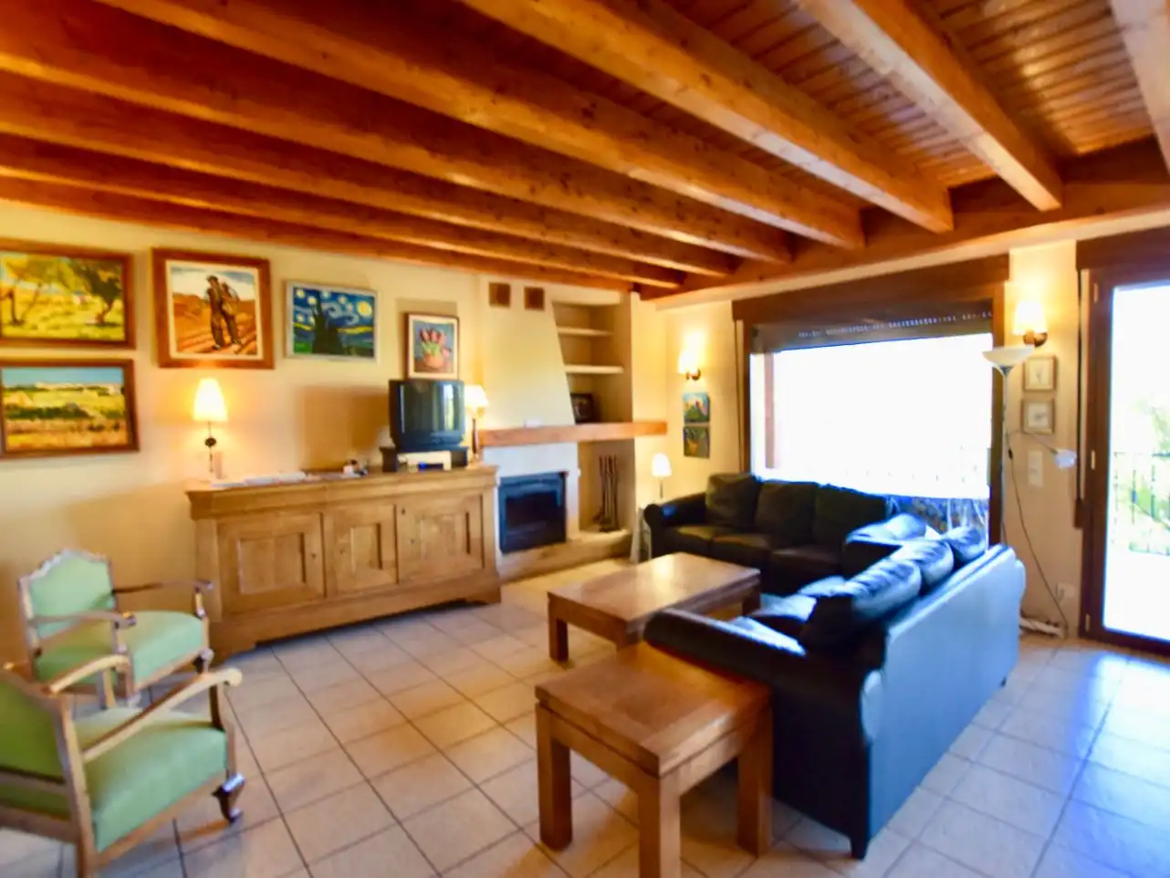 Living room of Houses for sale in Ciruelos de Cervera  with Heating, Terrace and Storage room