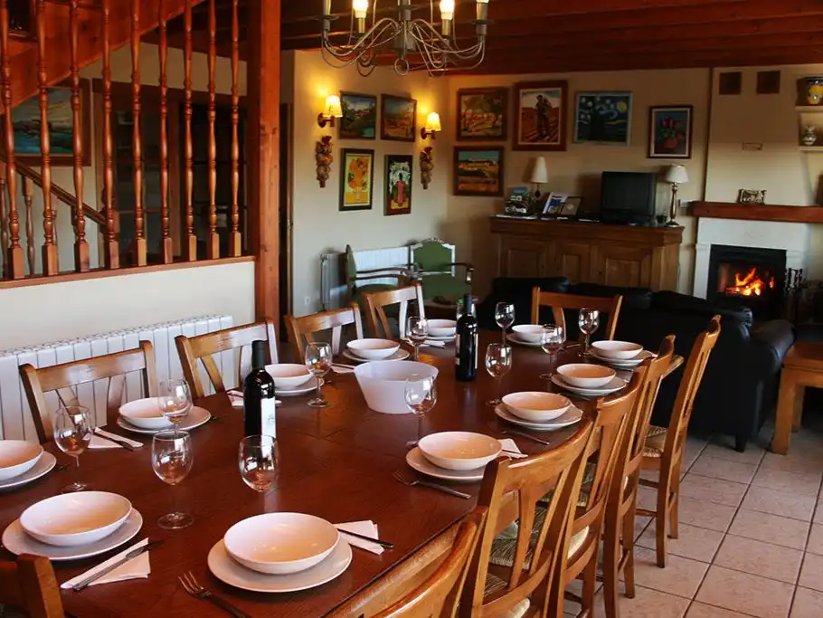 Dining room of Houses for sale in Ciruelos de Cervera  with Heating, Terrace and Storage room
