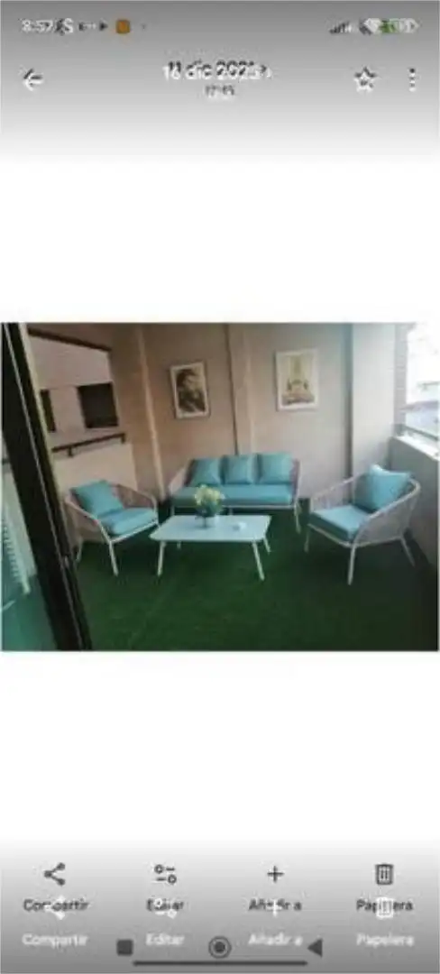 Terraza de Piso de alquiler en Águilas con Terraza, Piscina y Amueblado