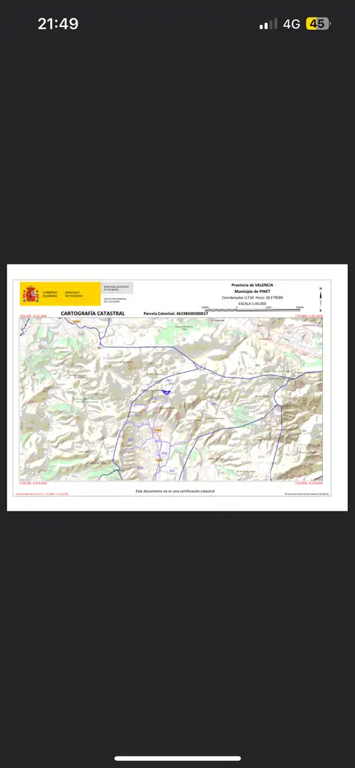 Land for sale in Calle San Pedro, 6, Pinet Land for sale in Pinet