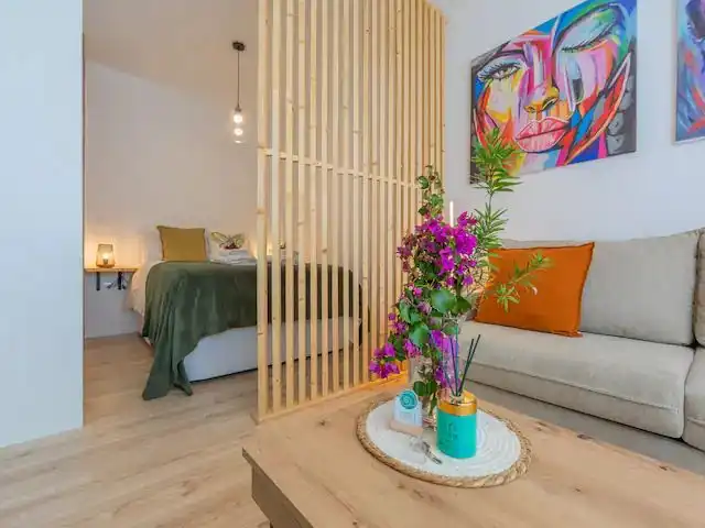 Schlafzimmer von Wohnung zur Miete in Tarifa mit Möbliert