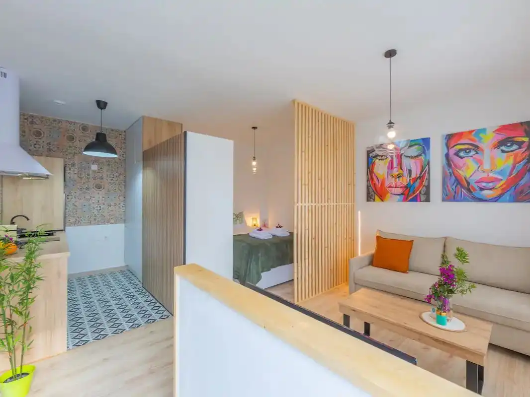 Schlafzimmer von Wohnung zur Miete in Tarifa mit Möbliert