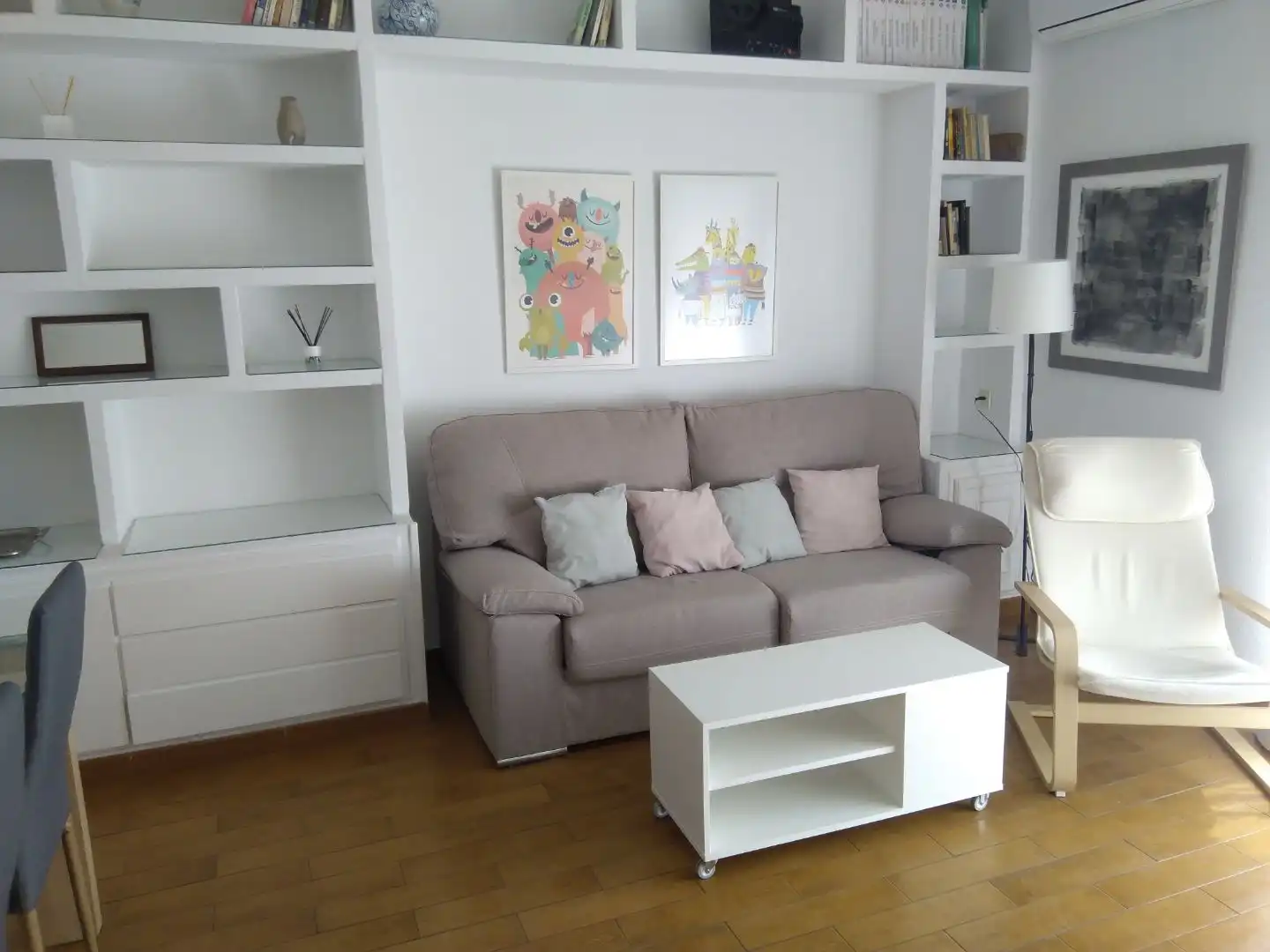 Living room of Flat for rent in Peñarroya-Pueblonuevo  with Air Conditioner, Heating and Parquet flooring