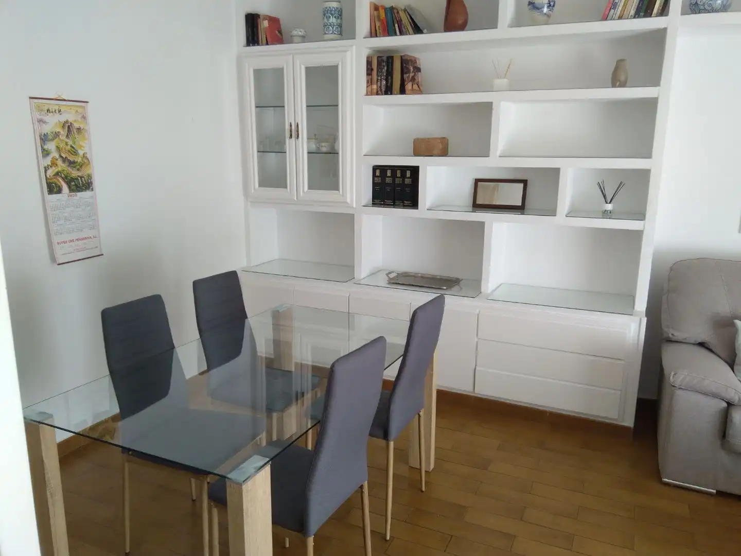 Dining room of Flat for rent in Peñarroya-Pueblonuevo  with Air Conditioner, Heating and Parquet flooring