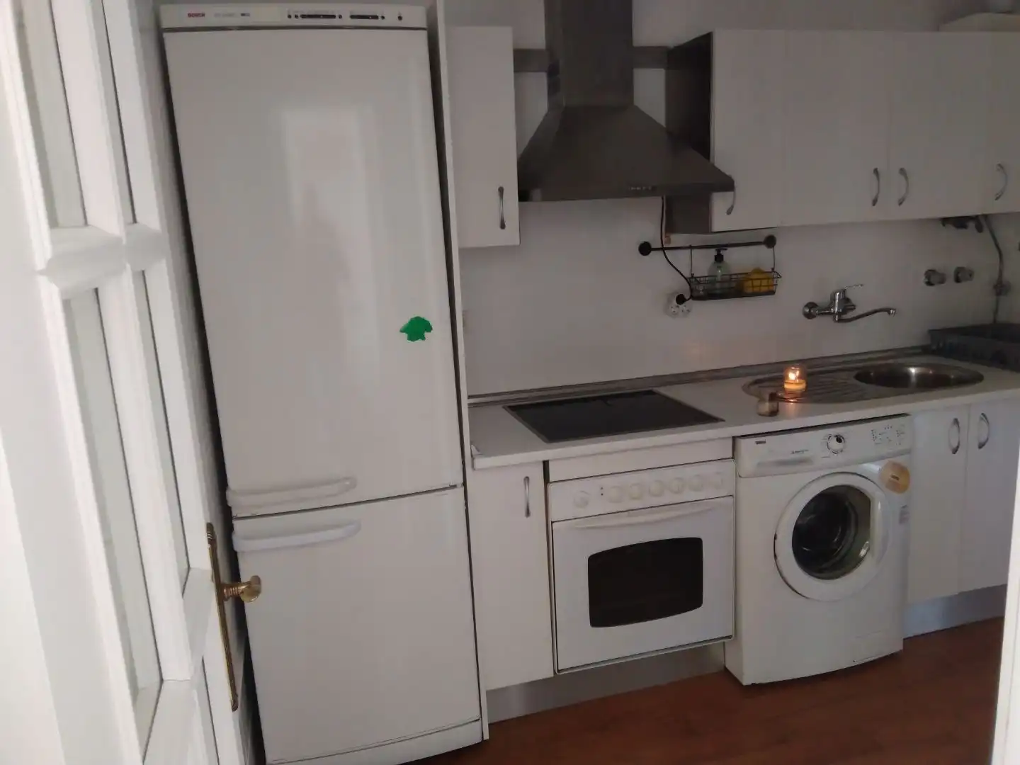 Kitchen of Flat for rent in Peñarroya-Pueblonuevo  with Air Conditioner, Heating and Parquet flooring