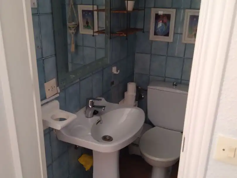 Bathroom of Flat for rent in Peñarroya-Pueblonuevo  with Air Conditioner, Heating and Parquet flooring