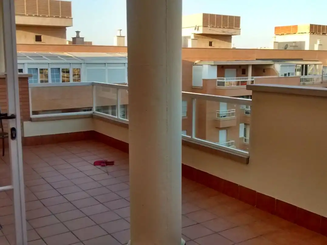 Balcony of Attic for sale in Almería  with Air Conditioner, Heating and Parquet flooring