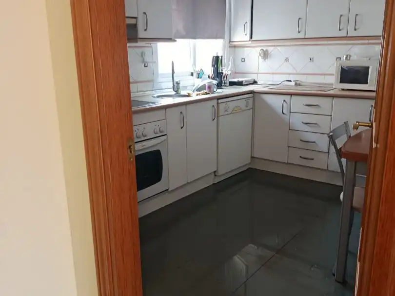 Kitchen of Attic for sale in Almería  with Air Conditioner, Heating and Parquet flooring