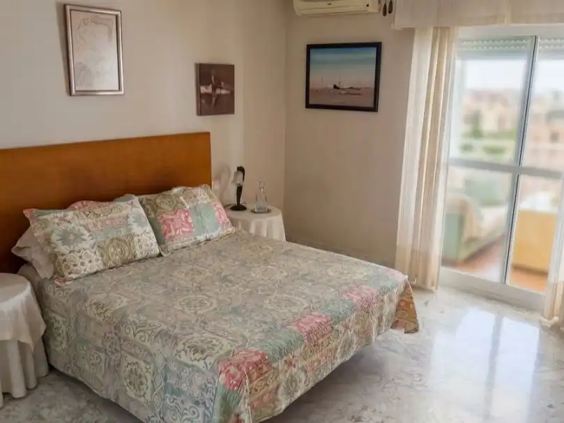Bedroom of Flat for sale in Málaga Capital  with Terrace and Swimming Pool