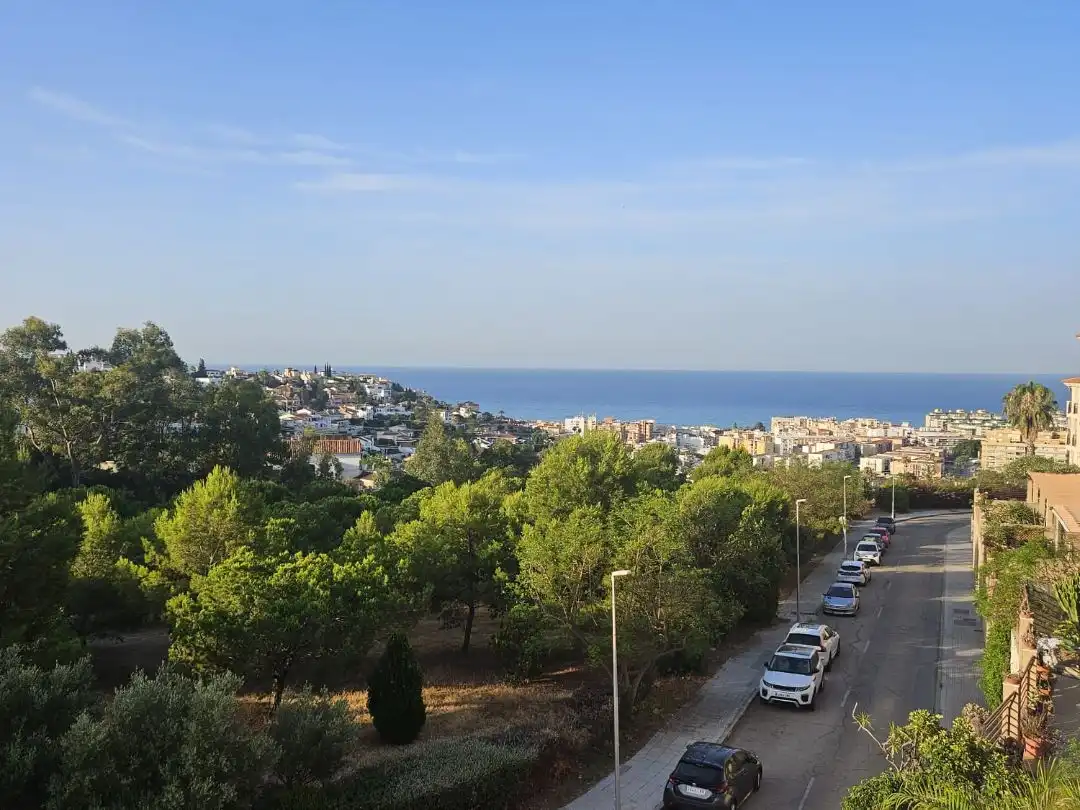 Exterior view of Flat for sale in Málaga Capital  with Terrace and Swimming Pool