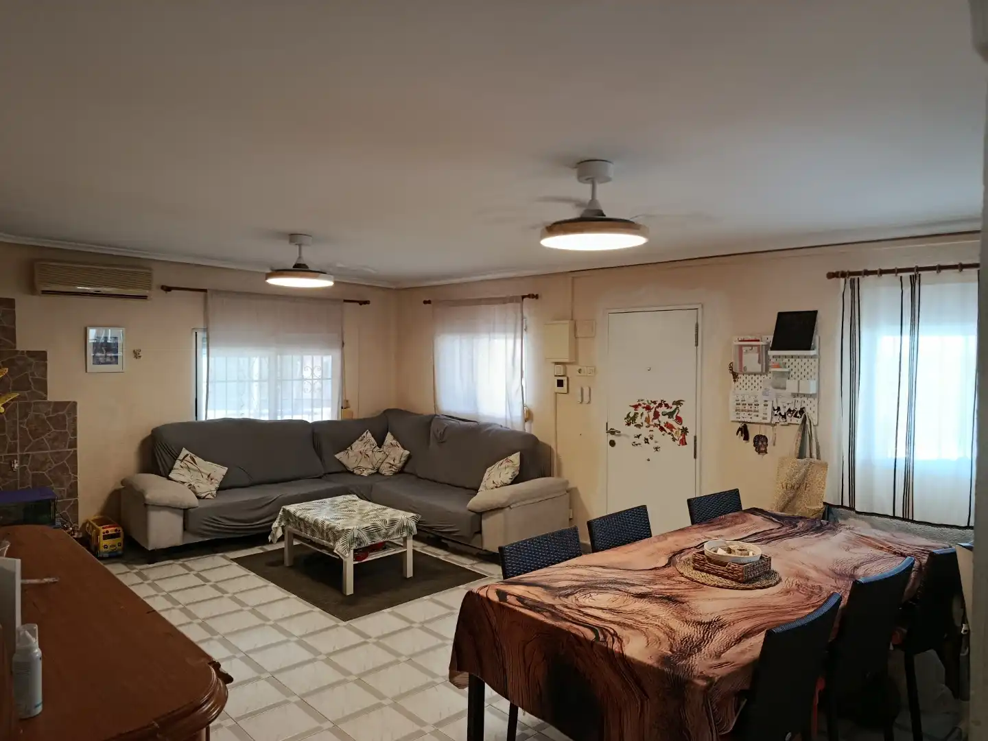 Living room of Houses for sale in Olocau  with Air Conditioner, Terrace and Swimming Pool