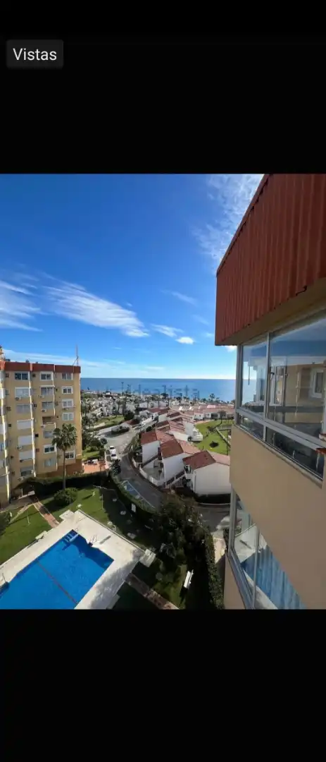 Vista exterior de Piso de alquiler en Mijas con Aire acondicionado, Calefacción y Terraza