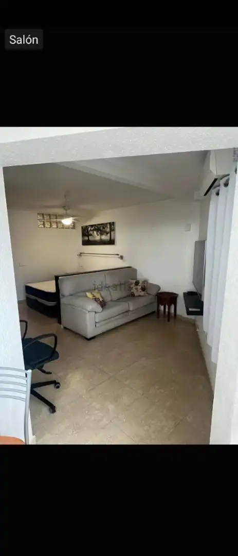Sala de estar de Piso de alquiler en Mijas con Aire acondicionado, Calefacción y Terraza
