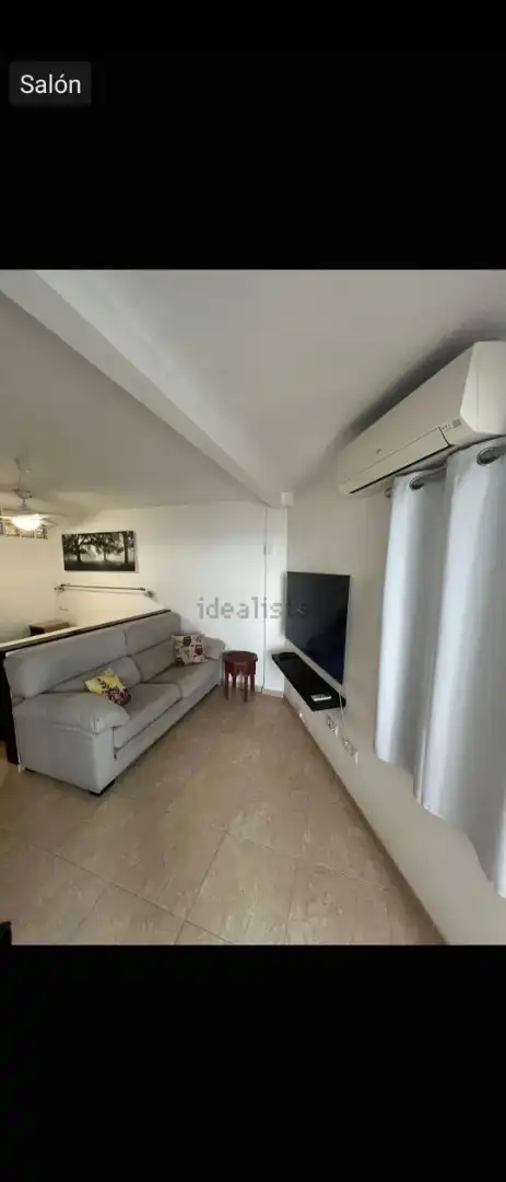 Sala de estar de Piso de alquiler en Mijas con Aire acondicionado, Calefacción y Terraza
