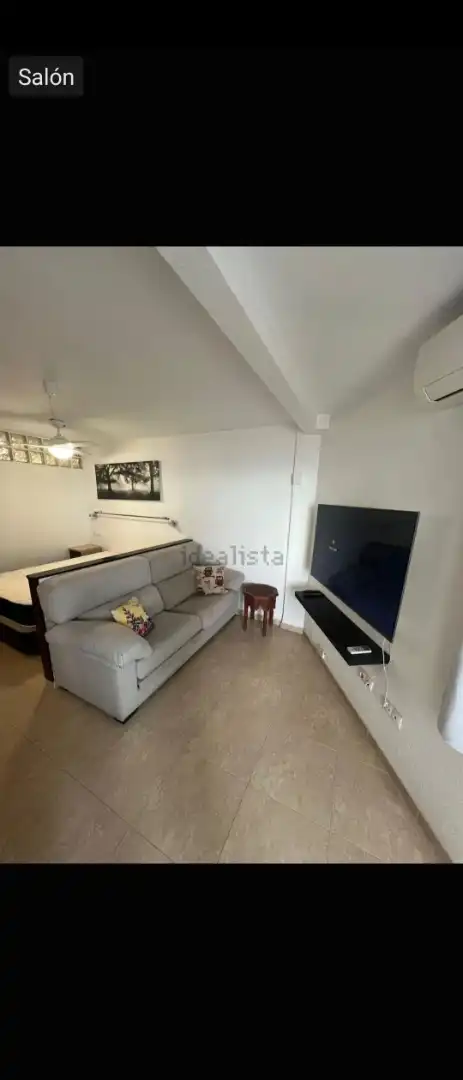 Sala de estar de Piso de alquiler en Mijas con Aire acondicionado, Calefacción y Terraza