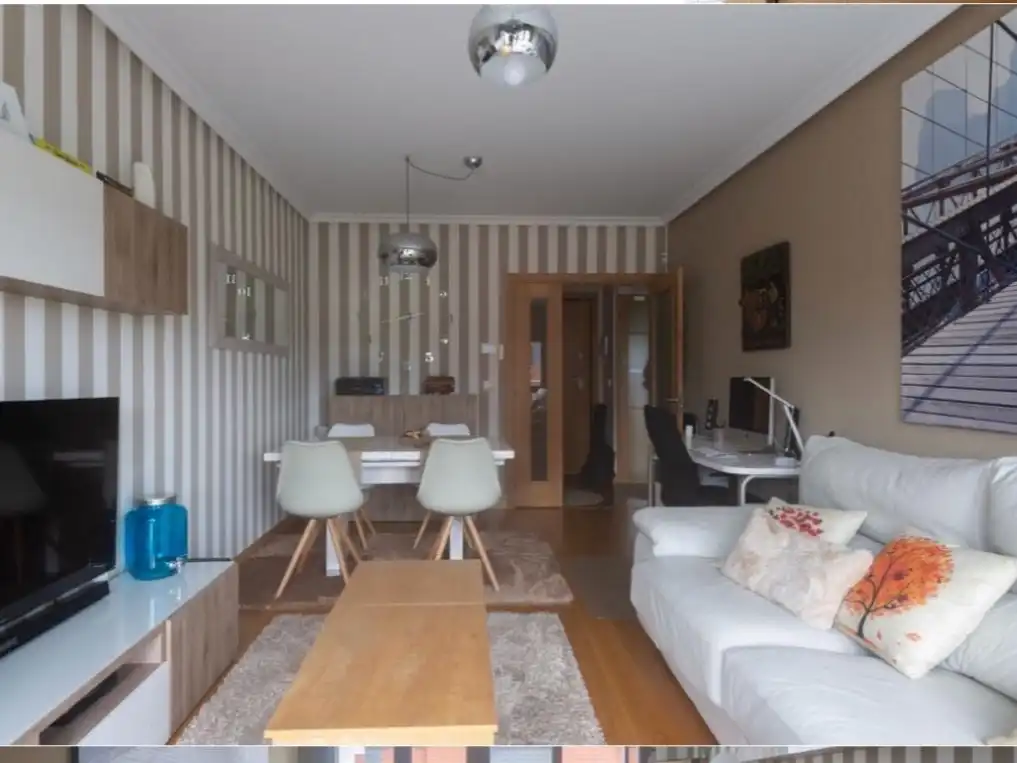 Living room of Flat for rent in Urduliz  with Heating, Parquet flooring and Storage room