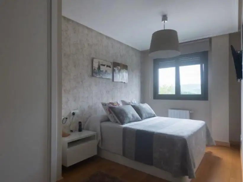 Bedroom of Flat for rent in Urduliz  with Heating, Parquet flooring and Storage room