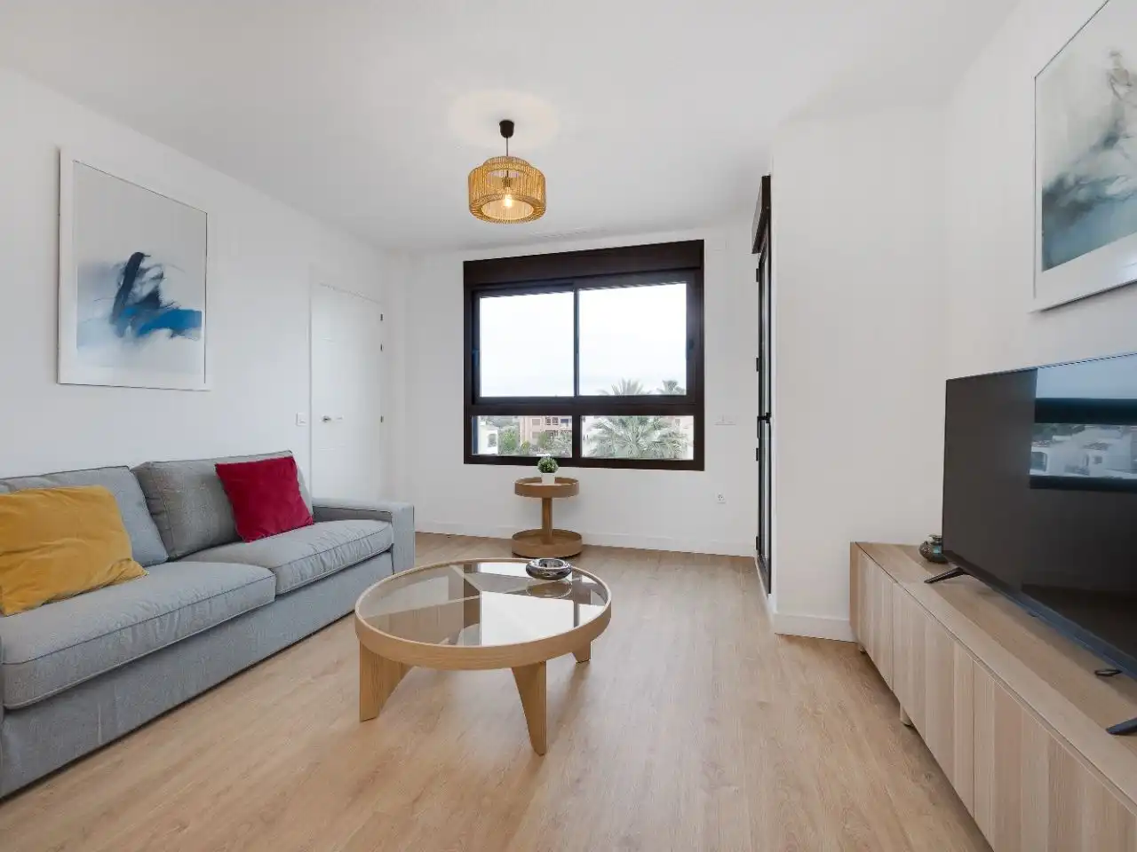 Sala d'estar de Àtic en venda en Orihuela amb Piscina, Moblat i Aparcament comunitari