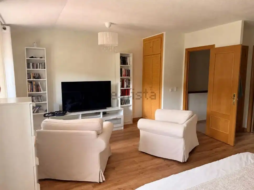 Sala d'estar de Casa o xalet de lloguer en San Lorenzo de El Escorial amb Aire condicionat, Terrassa i Balcó
