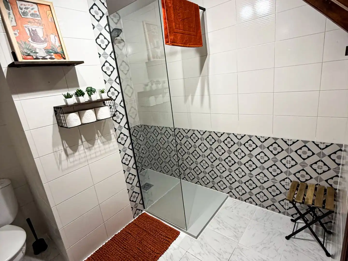 Piso de alquiler en Calle de La Coruña, 6, Centro Baño de Piso de alquiler en Ferrol con Calefacción, Parquet y Amueblado