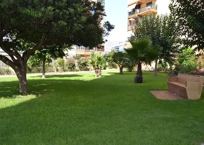 Garden of Flat for rent in Torremolinos  with Air Conditioner, Private garden and Terrace