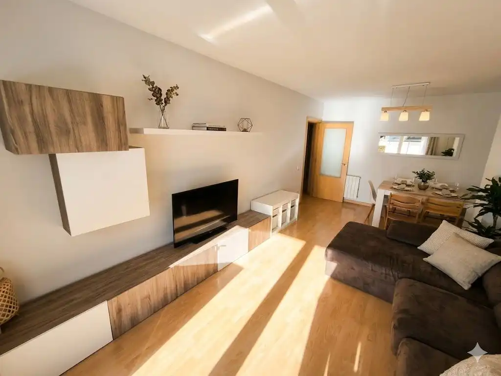 Living room of Flat for sale in Sant Just Desvern  with Air Conditioner, Terrace and Swimming Pool