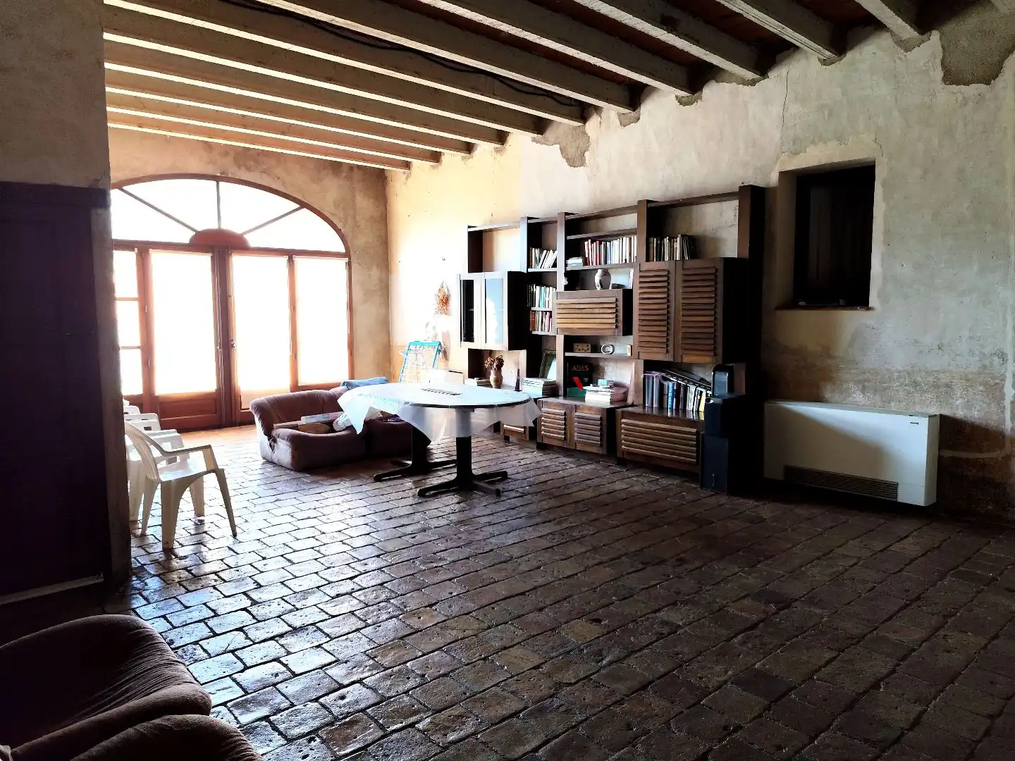 Wohnung zum Verkauf in Carrer Prat de l'Om, 5, Vallfogona de Ripollès Wohnzimmer von Wohnung zum Verkauf in Vallfogona de Ripollès mit Heizung, Privatgarten und Abstellraum