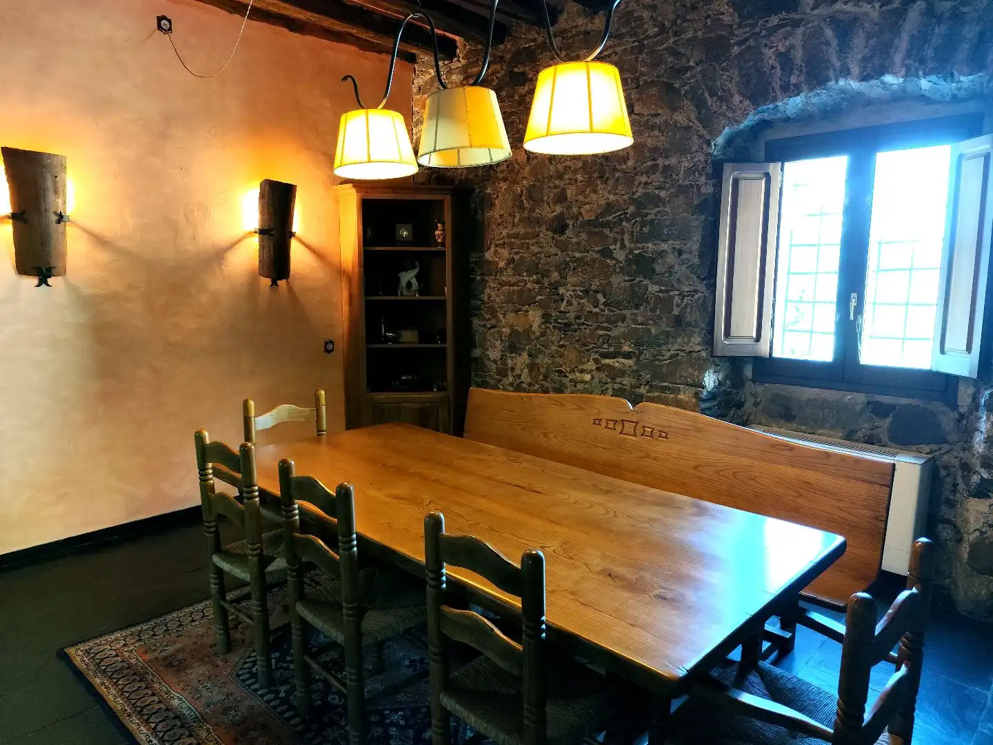 Wohnung zum Verkauf in Carrer Prat de l'Om, 5, Vallfogona de Ripollès Esszimmer von Wohnung zum Verkauf in Vallfogona de Ripollès mit Heizung, Privatgarten und Abstellraum