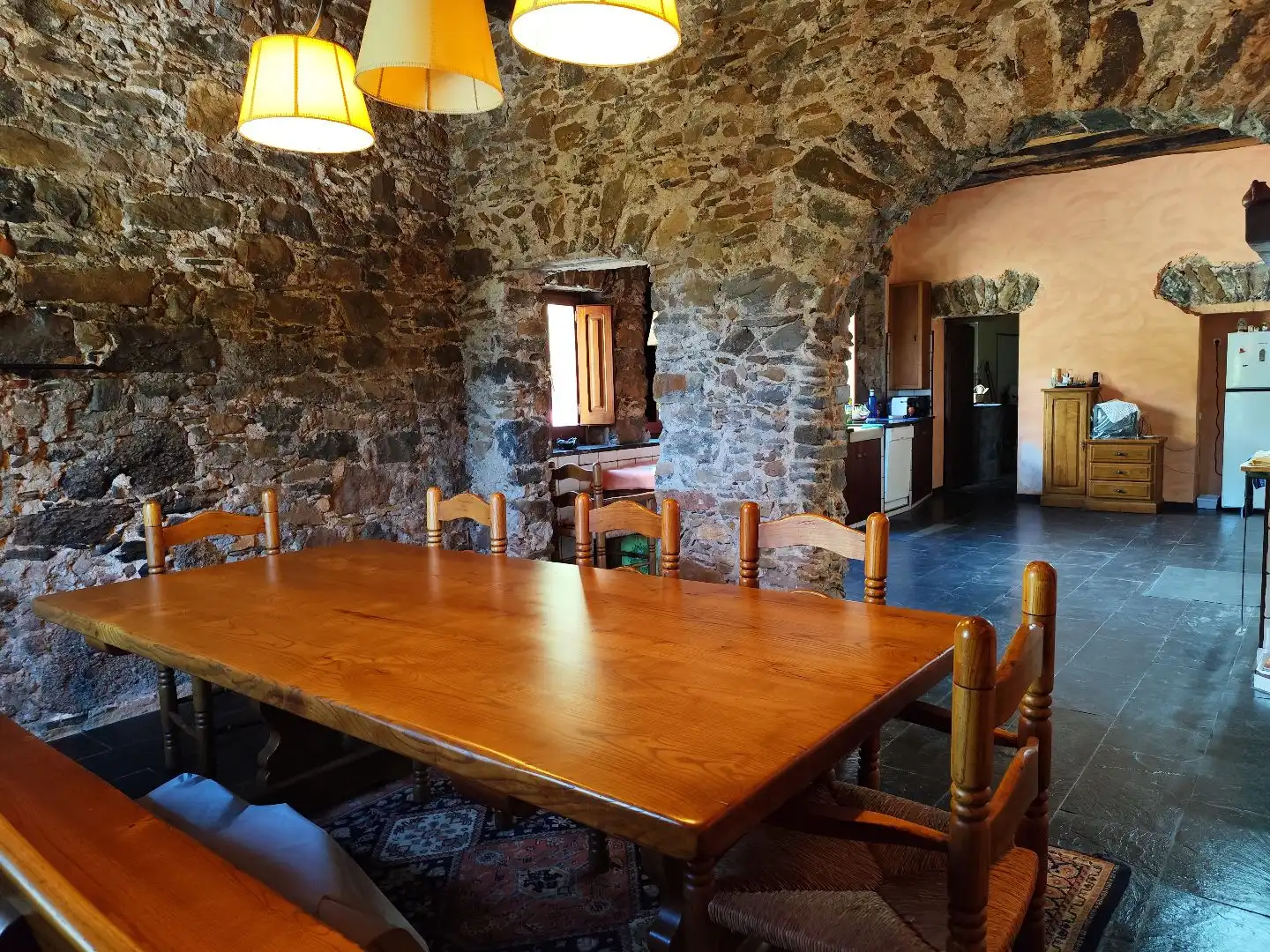 Wohnung zum Verkauf in Carrer Prat de l'Om, 5, Vallfogona de Ripollès Esszimmer von Wohnung zum Verkauf in Vallfogona de Ripollès mit Heizung, Privatgarten und Abstellraum