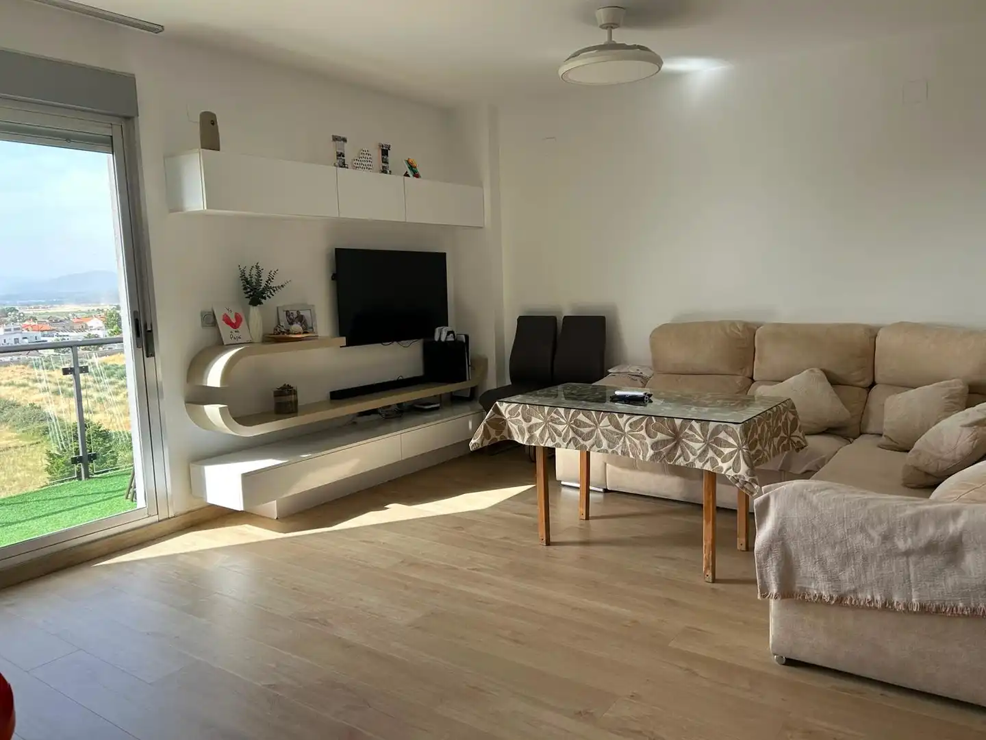 Living room of Flat for sale in Alhendín  with Air Conditioner, Swimming Pool and Balcony