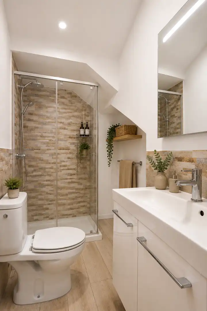 Badezimmer von Einfamilien-Reihenhaus zum Verkauf in San Cristóbal de la Laguna mit Terrasse und Möbliert