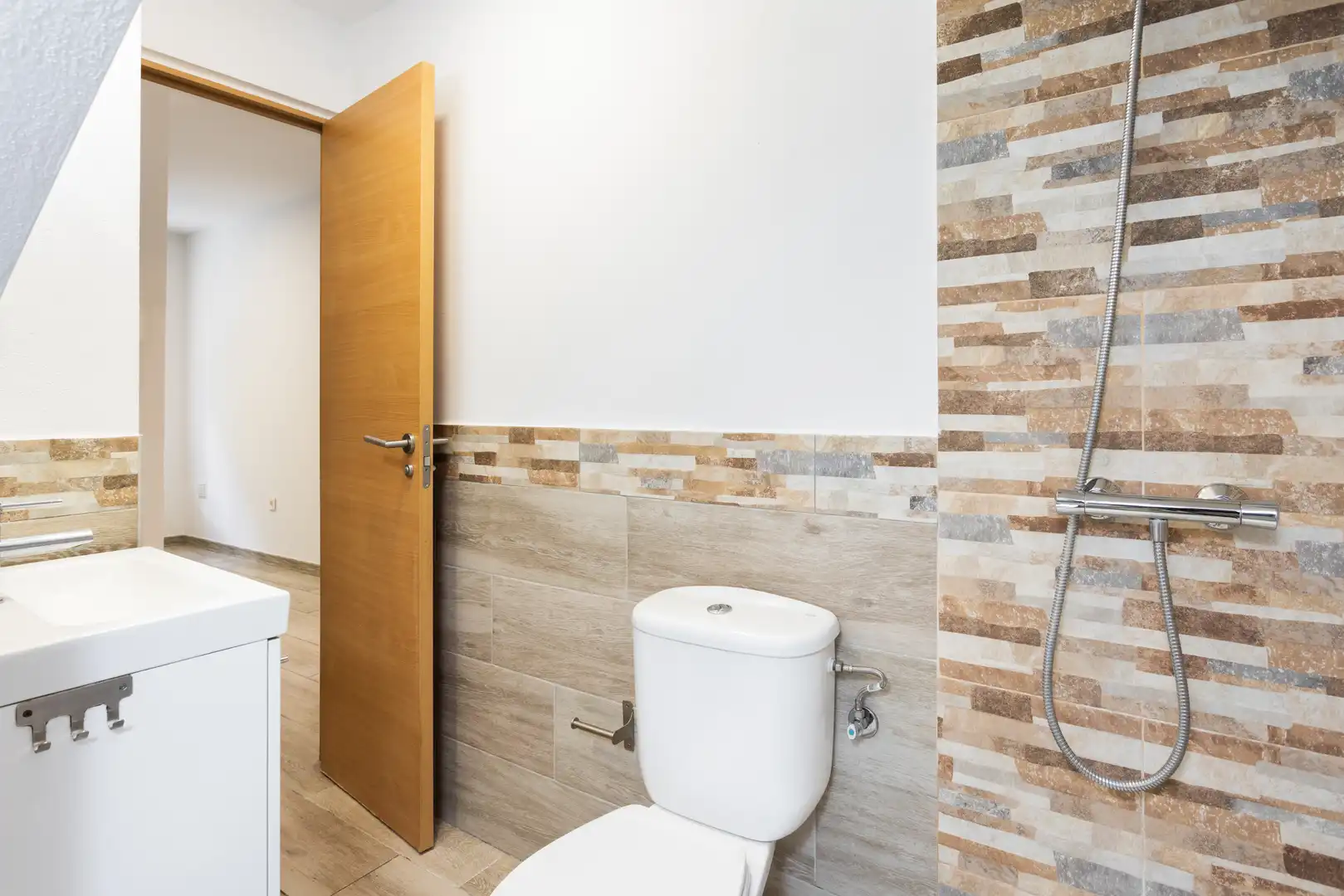 Badezimmer von Einfamilien-Reihenhaus zum Verkauf in San Cristóbal de la Laguna mit Terrasse und Möbliert