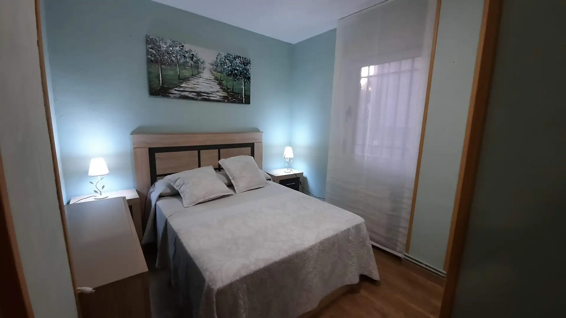 Schlafzimmer von Wohnung zur Miete in Carbonero el Mayor mit Heizung, Parkett und Abstellraum