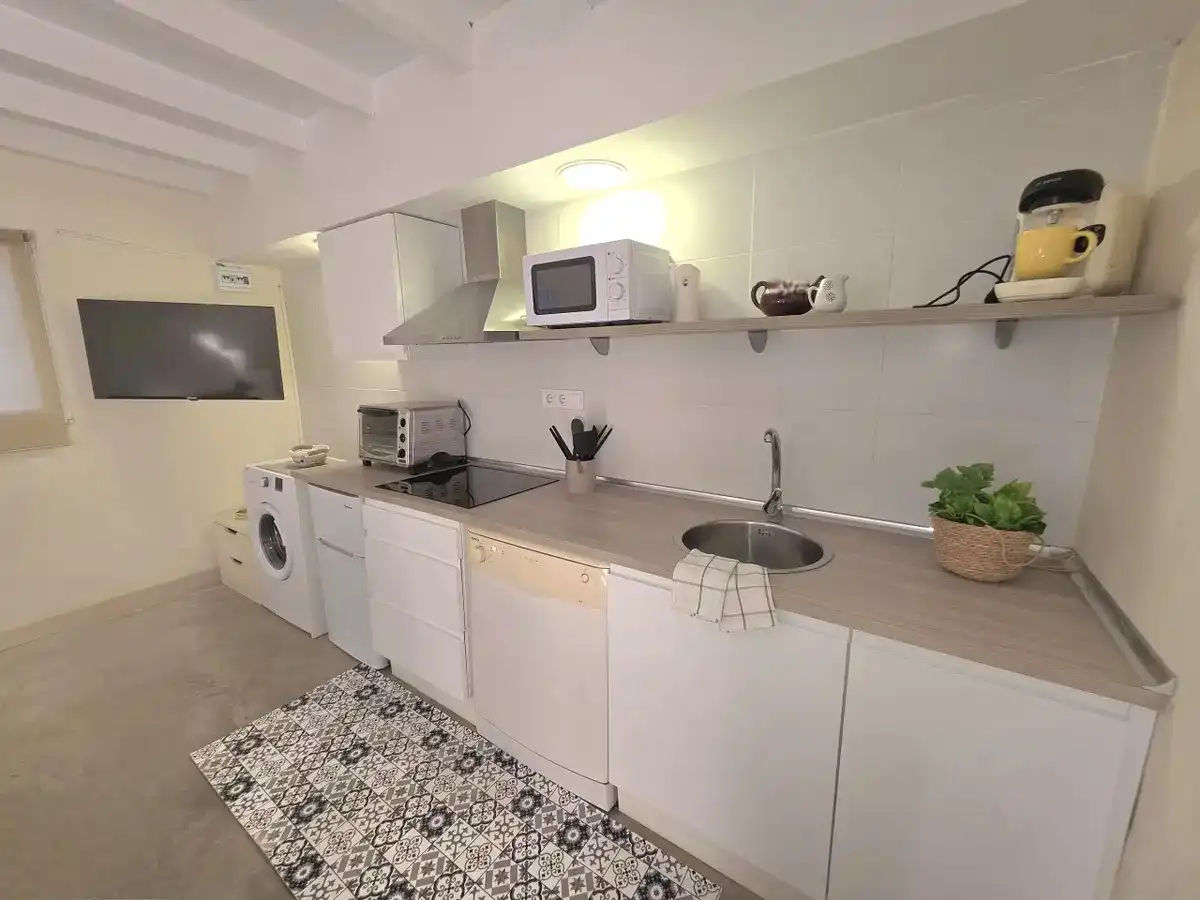 Cuina de Apartament de lloguer en Ribamontán al Mar amb Calefacció, Moblat i Aparcament comunitari