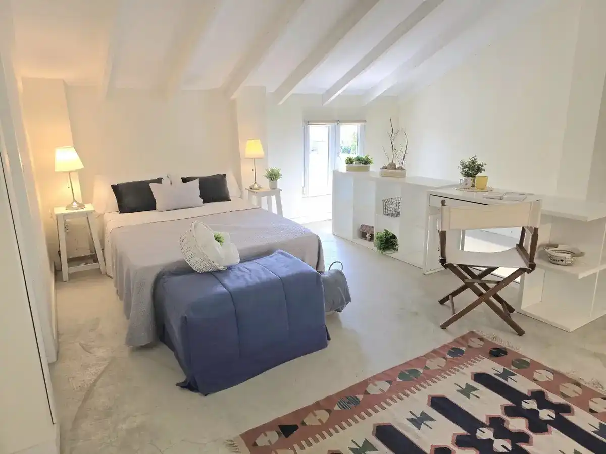 Dormitori de Apartament de lloguer en Ribamontán al Mar amb Calefacció, Moblat i Aparcament comunitari