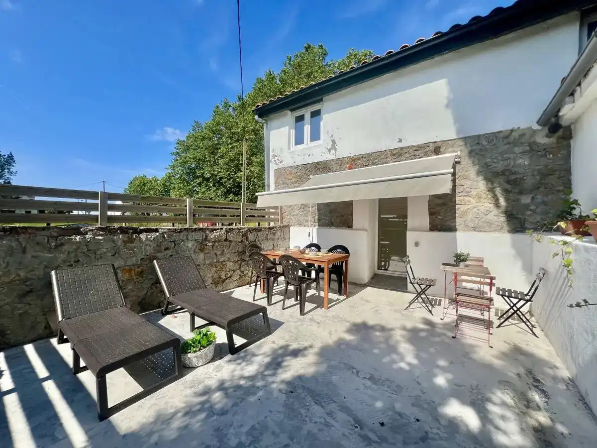 Terrassa de Apartament de lloguer en Ribamontán al Mar amb Calefacció, Moblat i Aparcament comunitari