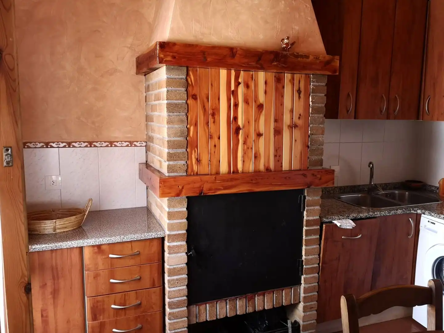 Cocina de Piso de alquiler en Alcoroches con Amueblado