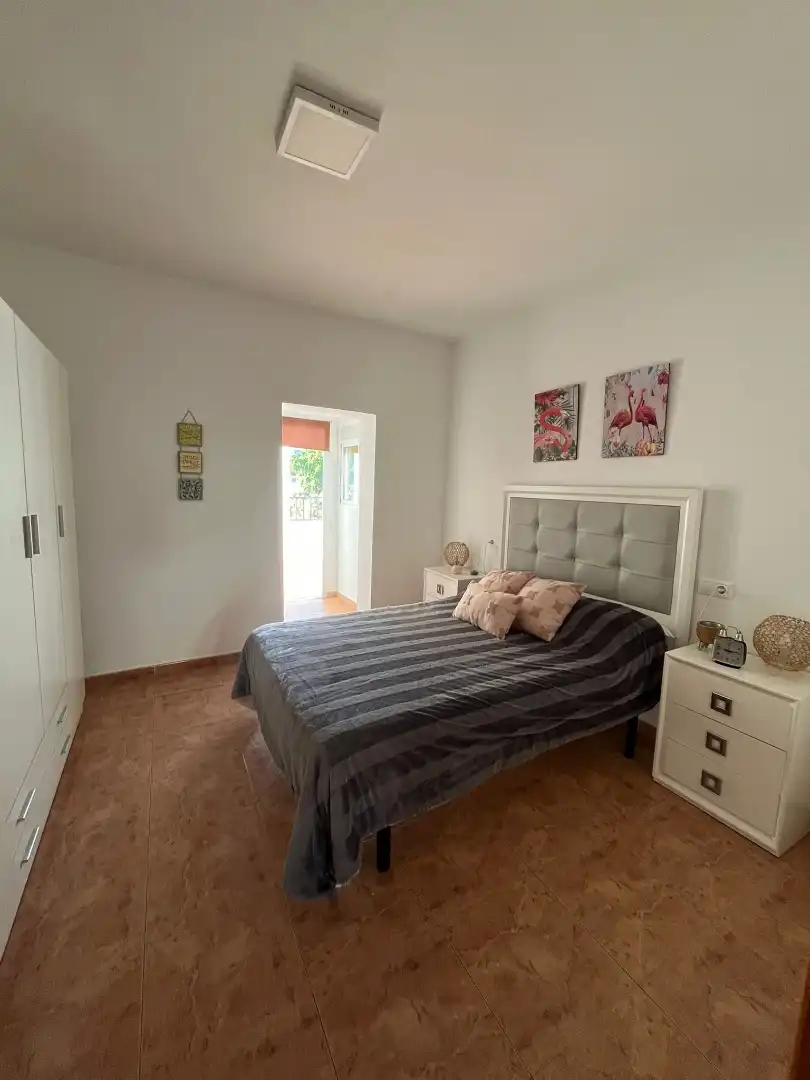Dormitori de Apartament de lloguer en Puente de Génave amb Aire condicionat, Terrassa i Moblat