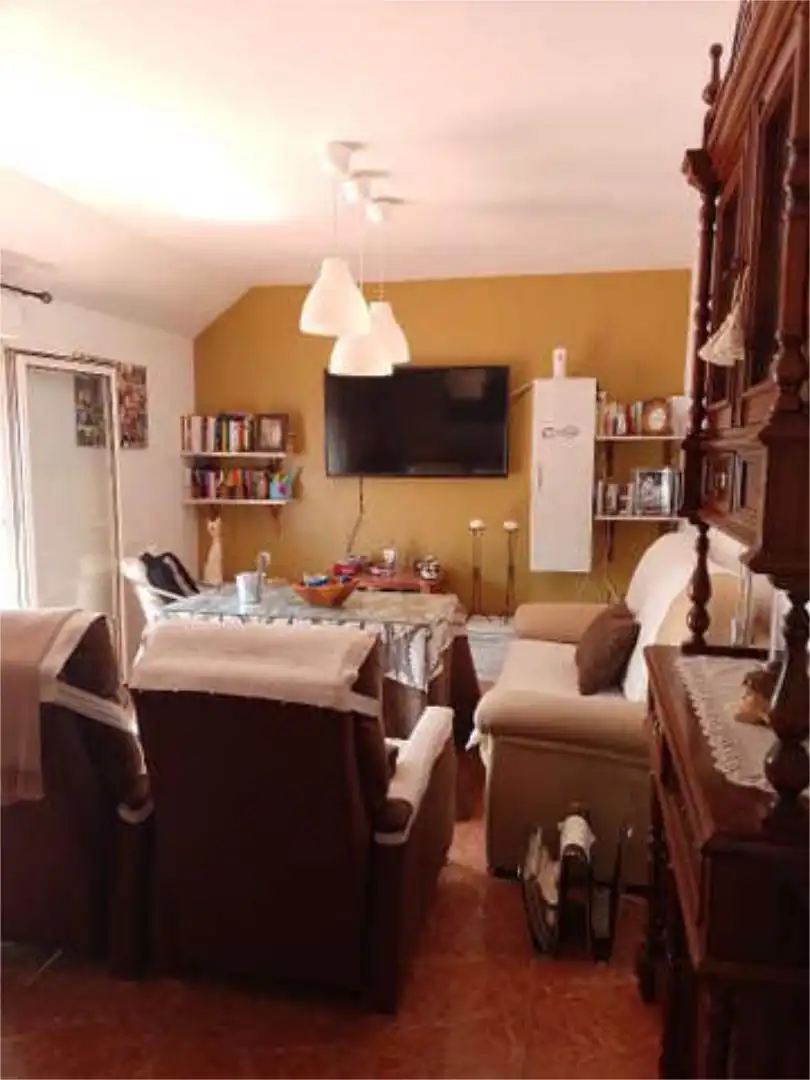 Living room of Attic for sale in Villacarrillo  with Terrace and Furnished
