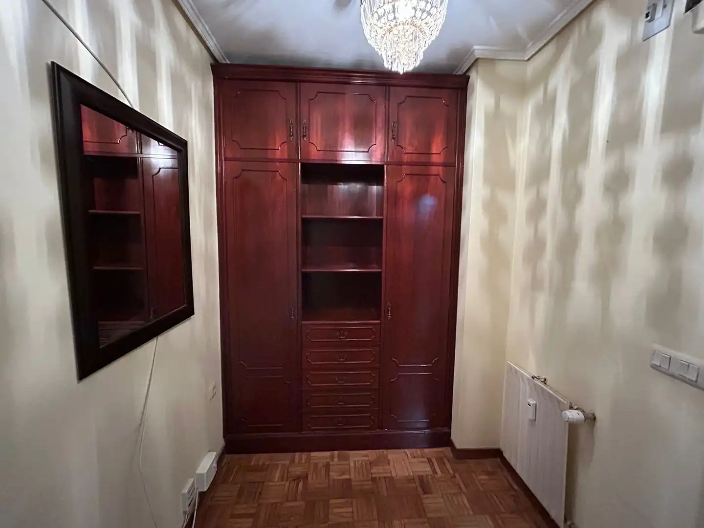 Bedroom of Flat for rent in Ferrol  with Heating, Parquet flooring and Storage room