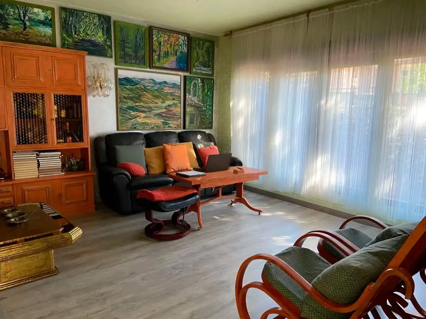 Piso en venta en Plaza del Guijo, 1, El Guijo - Colonia España Sala de estar de Piso en venta en Galapagar con Jardín privado, Terraza y Piscina