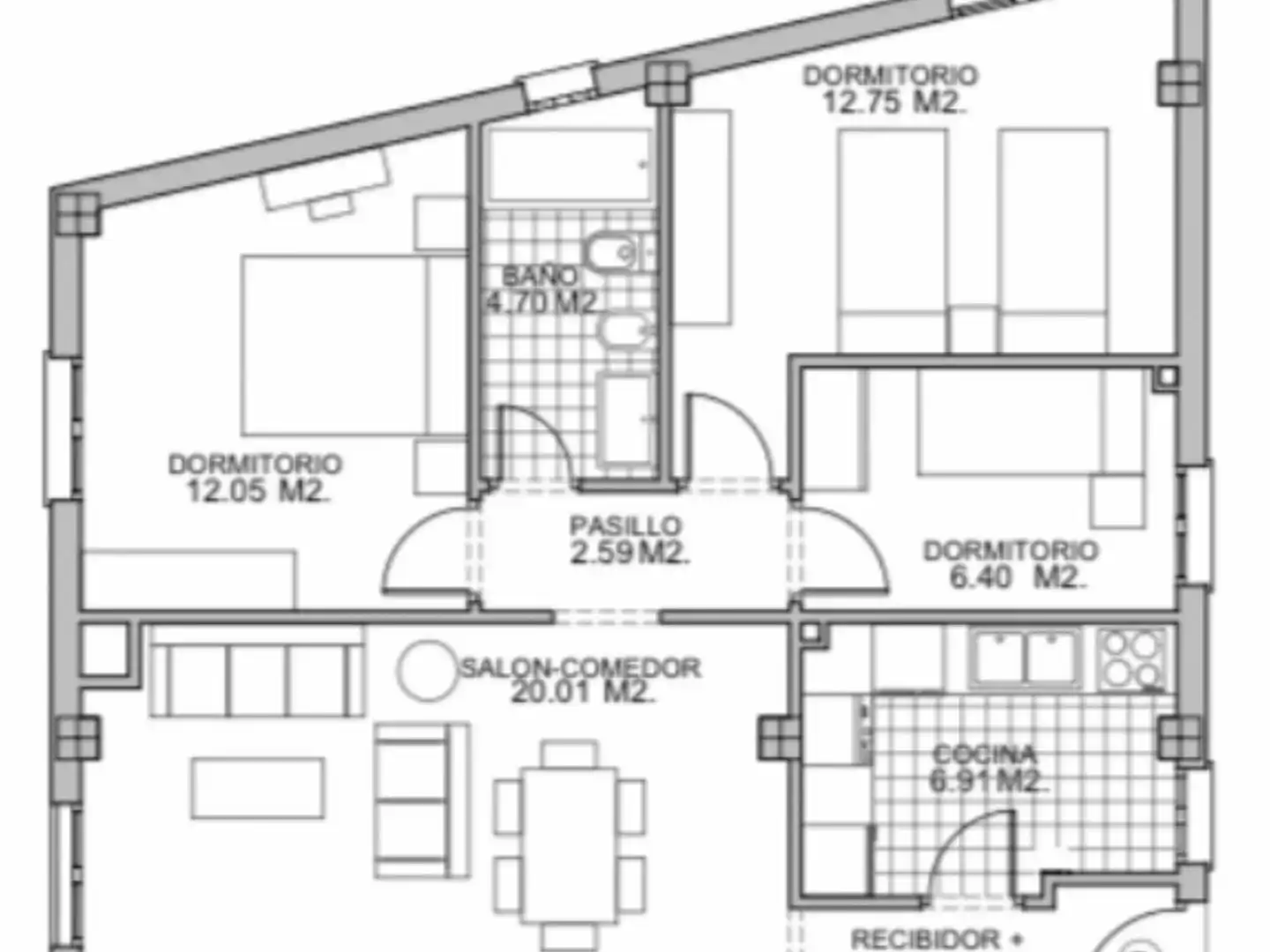 Piso en venta en Calle Álamos, 27, Residencial Triana - Barrio Alto Piso en venta en Las Gabias con Aire acondicionado, Calefacción y Parquet