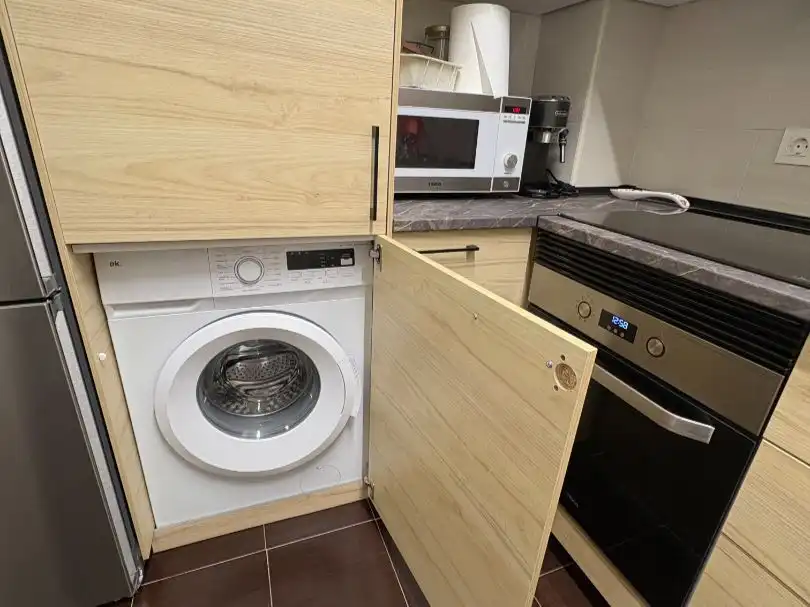 Piso en venta en Calle Álamos, 27, Residencial Triana - Barrio Alto Cocina de Piso en venta en Las Gabias con Aire acondicionado, Calefacción y Parquet